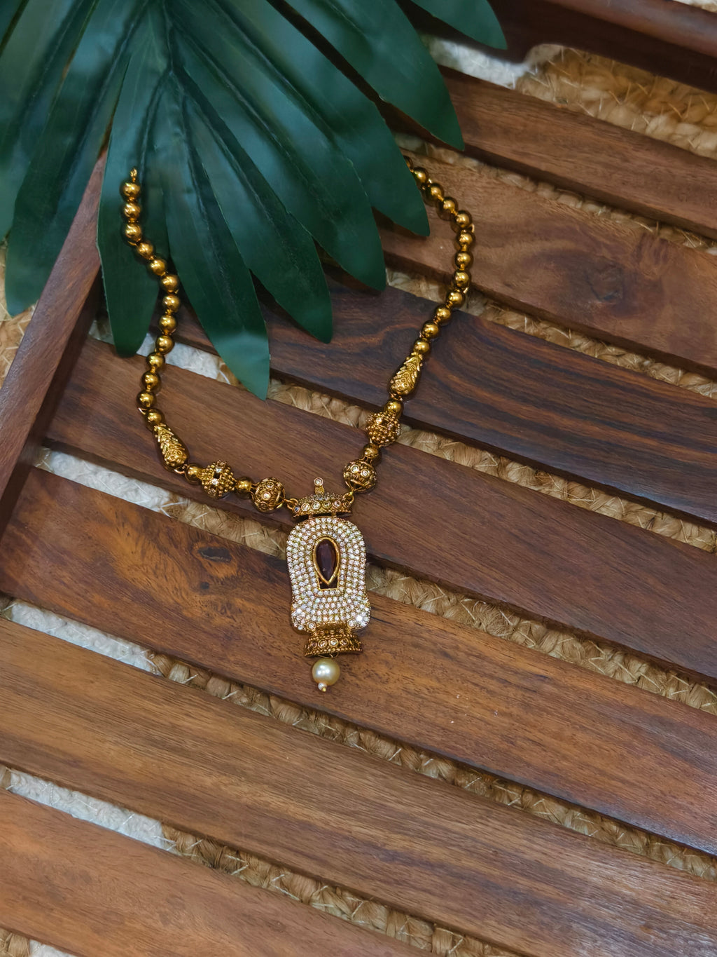 Nettipattam Inspired Necklace set