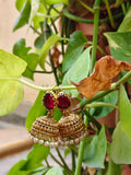 Ruby/Emerald Jhumka