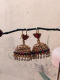 Lotus Muti Color Hook Jhumka