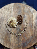 AD Stone & CZ Gold-Finish Necklace