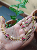 Kanchana Lotus-Coin Choker Set