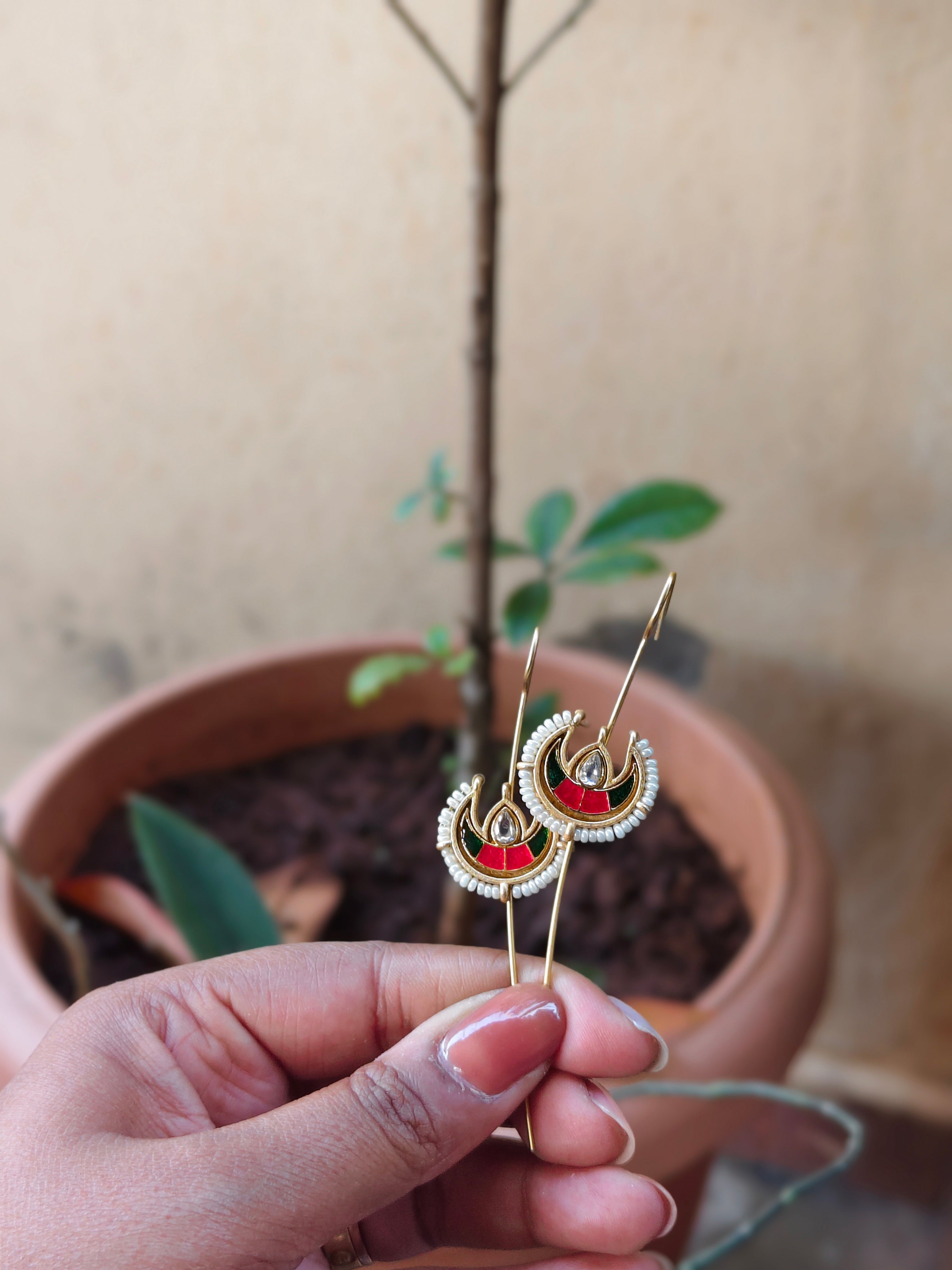 Boho Paisely Inspired Earcuffs