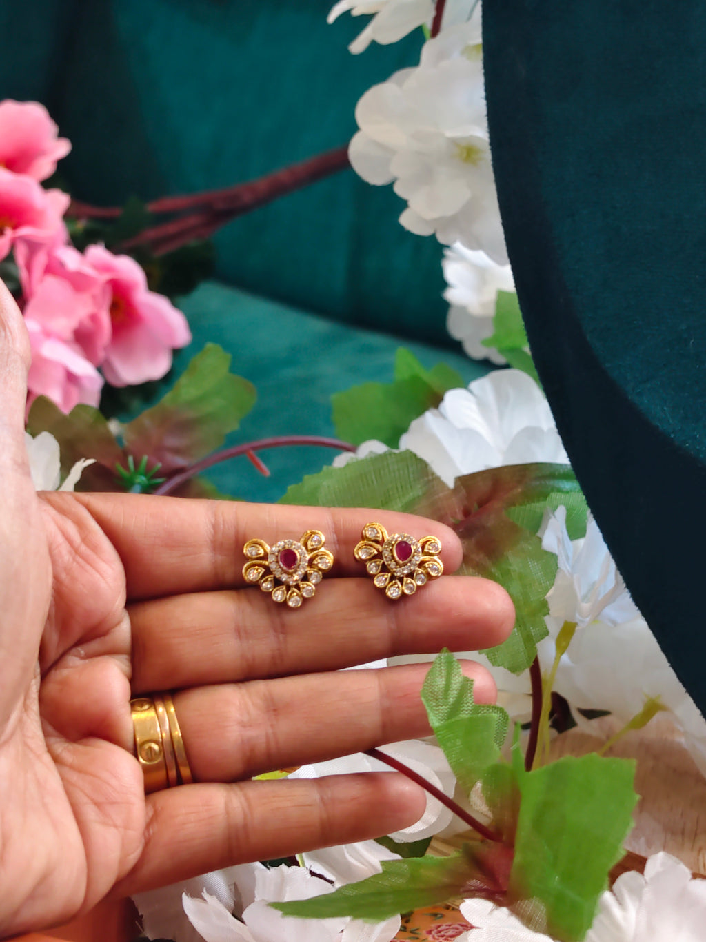 Kundan-Polki Chocker-South Indian