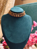 Choker set- Coin Red